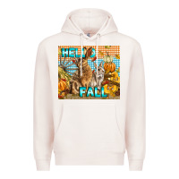 Pale Pink Hello Fall Premium Hoodie - LillyAllenDesigns