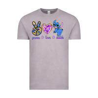 Vintage Zinc peace love stitch Vintage Tee - texasbilliewilder