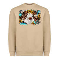 Mushroom cowhide leopard calf Heavyweight Sweatshirt - RanaPortraitStore