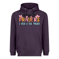 Plum living the prayers i used to pray Heavyweight Hoodie - MaliasSmallBusiness