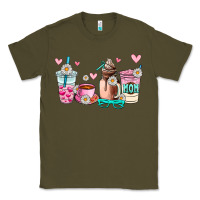 Army Green mom coffee cup Classic Tee - AdoDesignShop