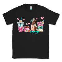 Black mom coffee cup Classic Tee - AdoDesignShop