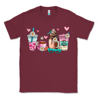 Burgundy mom coffee cup Classic Tee - AdoDesignShop