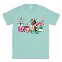Seafoam mom coffee cup Classic Tee - AdoDesignShop