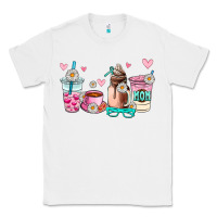 White mom coffee cup Classic Tee - AdoDesignShop