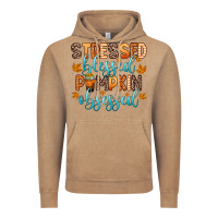 Vintage Coffee stressed blessed pumpkin obsessed Vintage Hoodie - Zillion Design Studio