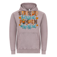 Vintage Zinc stressed blessed pumpkin obsessed Vintage Hoodie - Zillion Design Studio