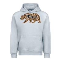 Heather Grey Mama Leopard Urban Hoodie - Bettercallsaul