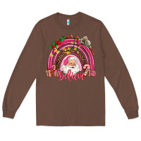 Chestnut pink christmas believe  rainbow Long Sleeve Tee - AdoDesignShop