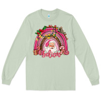 Matcha pink christmas believe  rainbow Long Sleeve Tee - AdoDesignShop