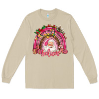 Mushroom pink christmas believe  rainbow Long Sleeve Tee - AdoDesignShop