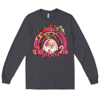 Smoke pink christmas believe  rainbow Long Sleeve Tee - AdoDesignShop