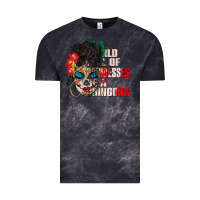 Cloud Black in a world full of princesses be a chingona Vintage Tee - CTS Tumbler Store
