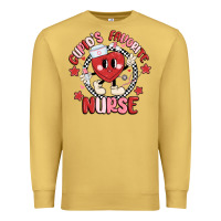 Antique Gold cupids favorite nurse Premium Sweatshirt - MaliasSmallBusiness