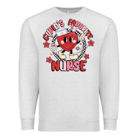 Oatmeal Heather cupids favorite nurse Premium Sweatshirt - MaliasSmallBusiness