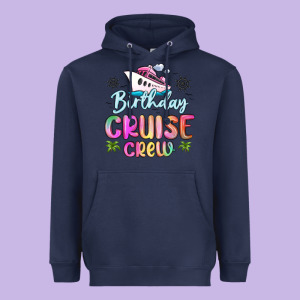 Birthday Cruise Crew Heavyweight Hoodie Designed By Maliassmallbusiness