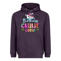 Plum birthday cruise crew Heavyweight Hoodie - MaliasSmallBusiness