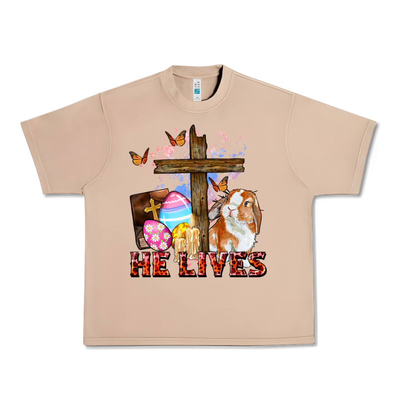 He Lives Easter Day Urban Heavy Tee by CowGirlArtShop | Teevron