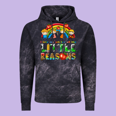 I Love My Job For All The Little Reasons Vintage Hoodie Designed By Texasbilliewilder