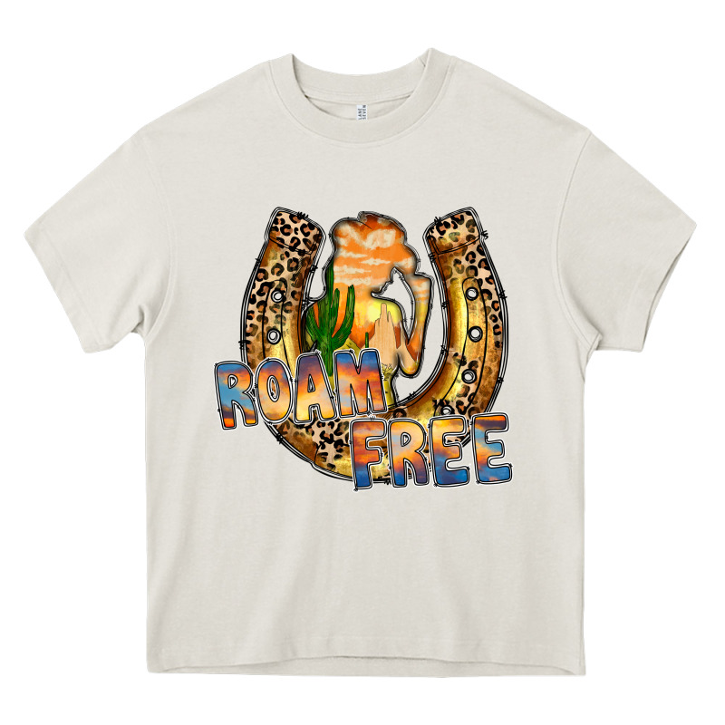 Cowgirl Horseshoe Heavy Core Tee by RacoonDesign | Teevron