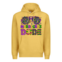 Antique Gold mardi gras celebration design Premium Hoodie - LillyAllenDesigns