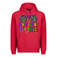 Cardinal mardi gras celebration design Premium Hoodie - LillyAllenDesigns