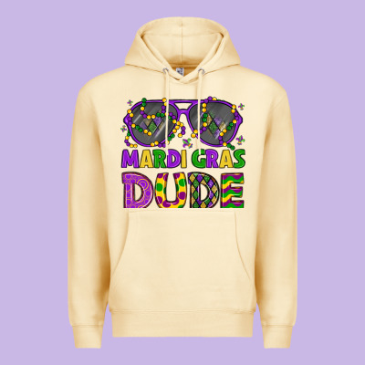 Mardi Gras Celebration Design Premium Hoodie Designed By Lillyallendesigns