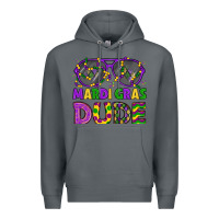 Rock mardi gras celebration design Premium Hoodie - LillyAllenDesigns