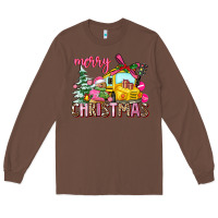 Chestnut merry christmas Long Sleeve Tee - AdoDesignShop