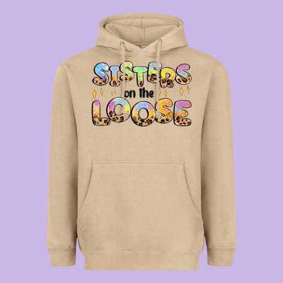 Sisters On The Loose Heavyweight Hoodie Designed By Maliassmallbusiness