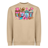 Mushroom valentine's day coffee cups Heavyweight Sweatshirt - Zillion Design Studio