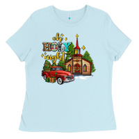 The Church  Holy Night Western Truck Ladies Tee | Teevron