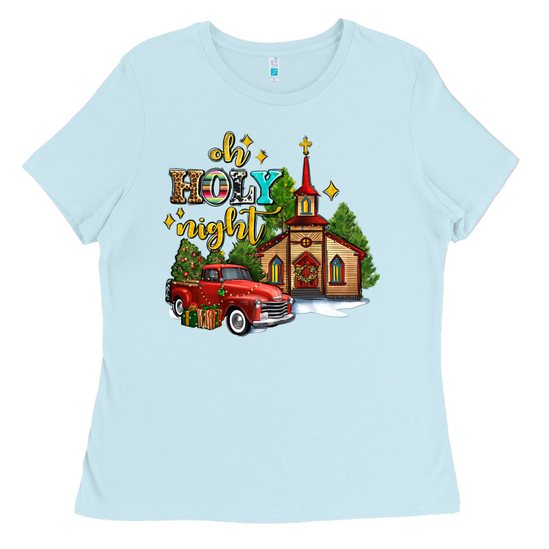 The Church  Holy Night Western Truck Ladies Tee by AdoDesignShop | Teevron