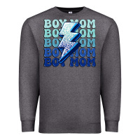 Charcoal Heather boy mom Premium Sweatshirt - MaliasSmallBusiness