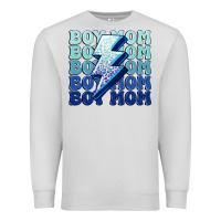 Dove Grey boy mom Premium Sweatshirt - MaliasSmallBusiness