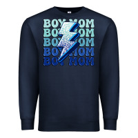Navy boy mom Premium Sweatshirt - MaliasSmallBusiness