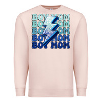 Pale Pink boy mom Premium Sweatshirt - MaliasSmallBusiness