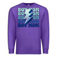 Purple boy mom Premium Sweatshirt - MaliasSmallBusiness