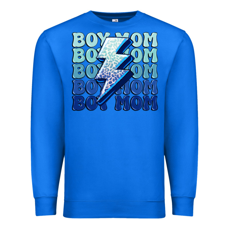 Boy Mom Premium Sweatshirt by MaliasSmallBusiness | Teevron