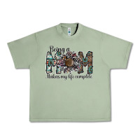 Oil Green being a mom makas my life complete Urban Heavy Tee - SublimationCraftShop