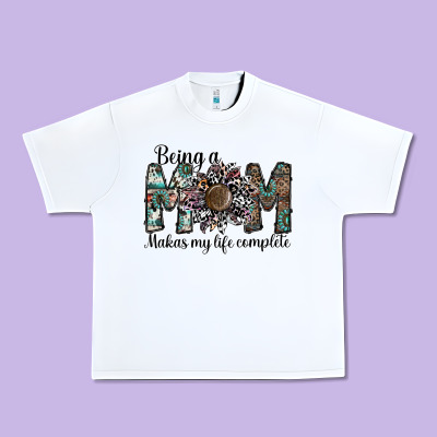 Being A Mom Makas My Life Complete Urban Heavy Tee Designed By Sublimationcraftshop