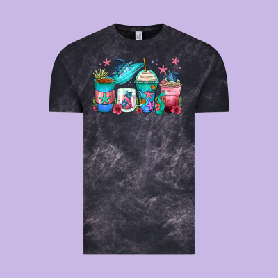 Turtle Coffee Cups Vintage Tee Designed By Zillion Design Studio