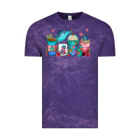Cloud Purple turtle coffee cups Vintage Tee - Zillion Design Studio