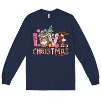 Navy love christmas Long Sleeve Tee - AdoDesignShop