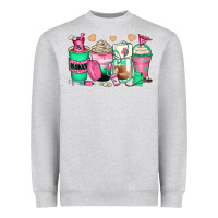 Heather Grey pharmacy coffee cups Heavyweight Sweatshirt - Zillion Design Studio