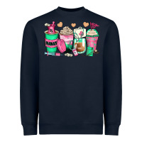 Navy pharmacy coffee cups Heavyweight Sweatshirt - Zillion Design Studio