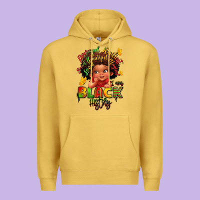 Empowering Black Heritage Premium Hoodie Designed By Lillyallendesigns
