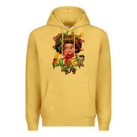 Antique Gold empowering black heritage Premium Hoodie - LillyAllenDesigns