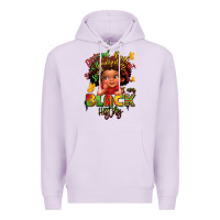 Lilac empowering black heritage Premium Hoodie - LillyAllenDesigns