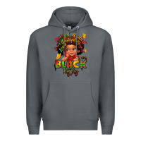 Rock empowering black heritage Premium Hoodie - LillyAllenDesigns